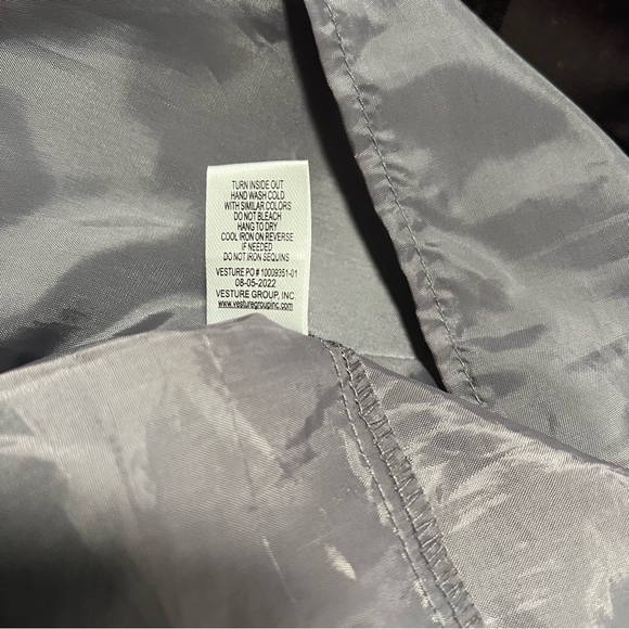 Francesca's Girls Size 10 Rose Gold Sequins Dress Elegant EUC Dance Play - Picture 8 of 8